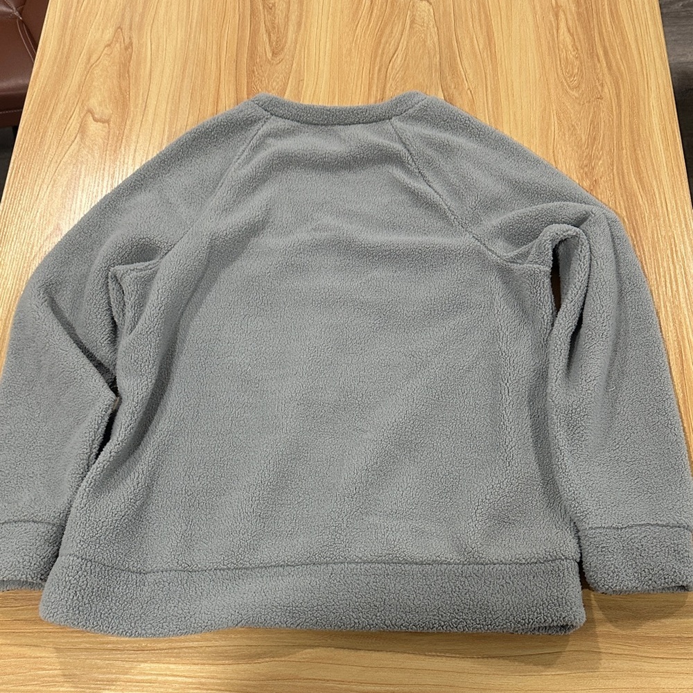 Cozy Gray Sweater with Ornament Design Rockin around size M - Picture 5 of 6